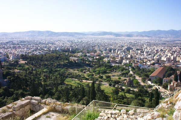 The agora from Acropolis
